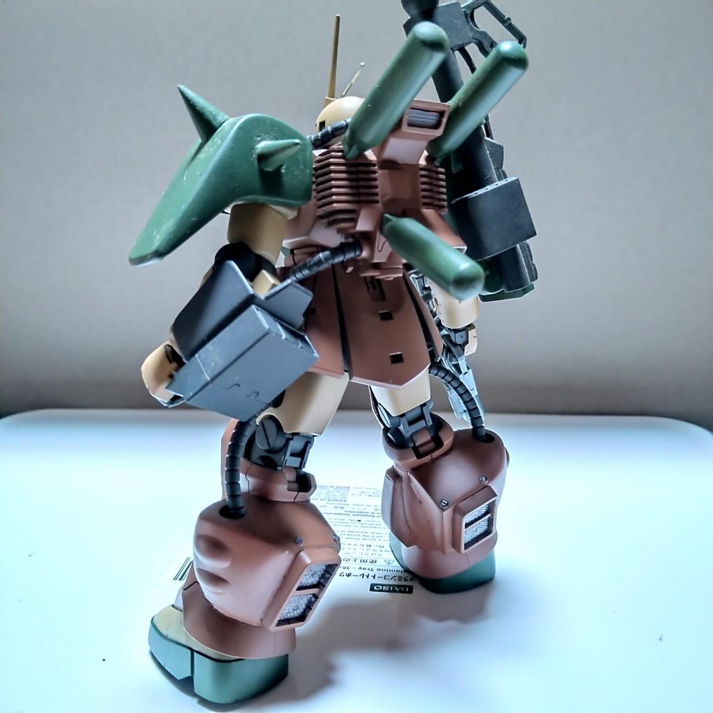 マニュピレーターのみビルドパーツを使用し、あとはキットのまま流用してます。