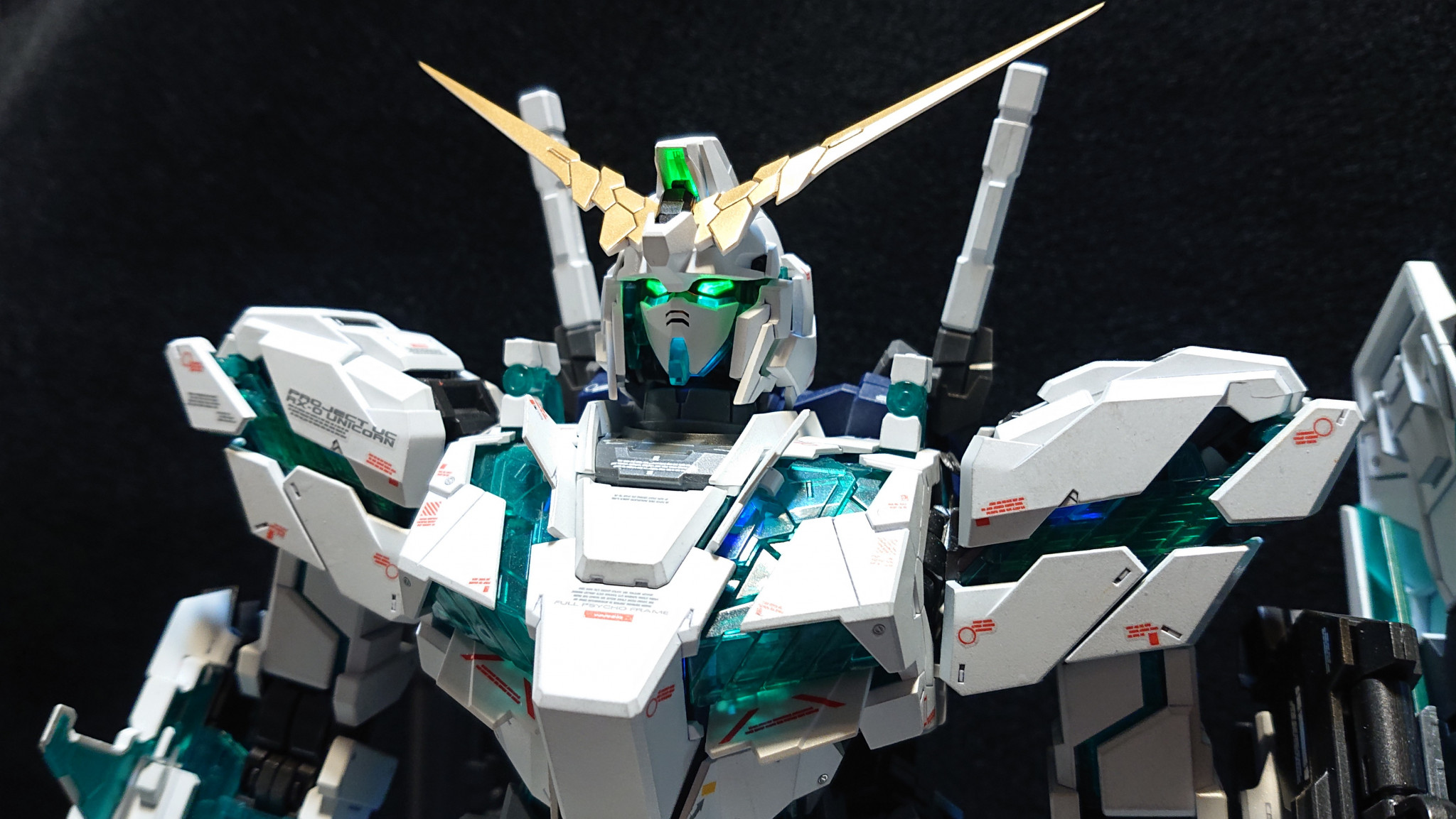 PG 1/60 ユニコーンガンダム(最終決戦仕様)(LED追加、部分塗装)｜Chohnanさんのガンプラ作品｜GUNSTA（ガンスタ）