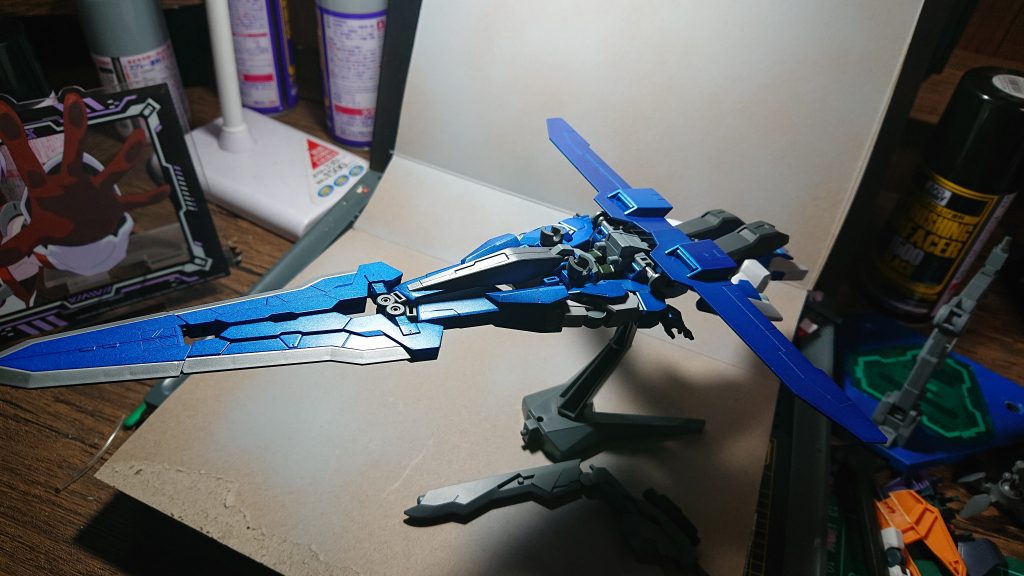 飛行形態はこんな感じでこの状でアリアス同様突っ込むヒット&アウェイ戦法での飛行戦闘を行います❗