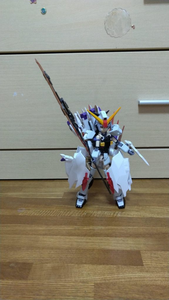 ちなみに、ガンダムMk-Ⅱにできるという事はガンダムMk-Ⅱちゃんにも装備可能。ガンダムMk-Ⅱちゃん九尾っ!スーパーガンダムちゃん以上のリアヘビーですw