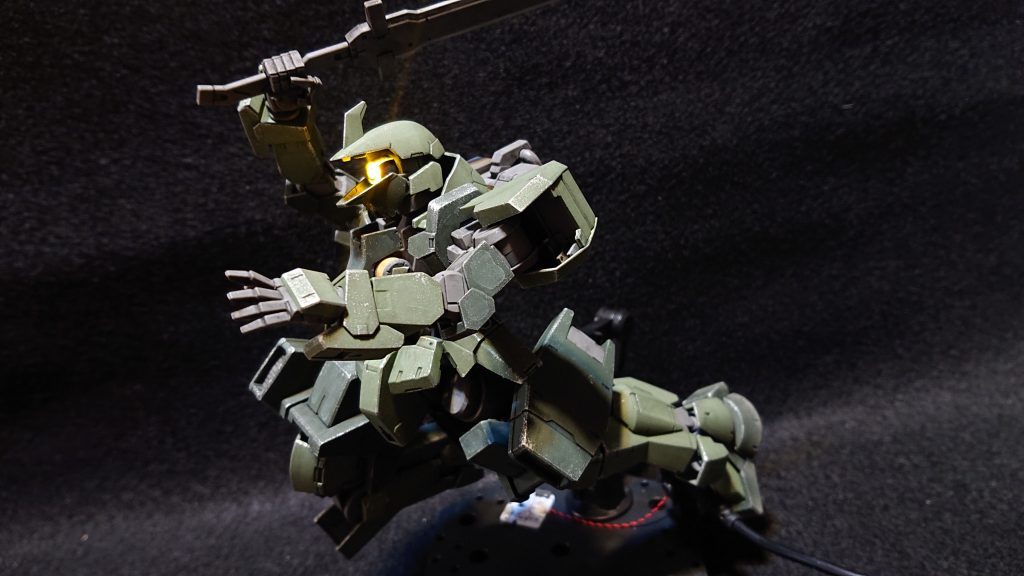 1/100 フルメカニクス グレイズ(部分塗装、電飾、ウェザリング)–7枚目/制作者：Chohnan