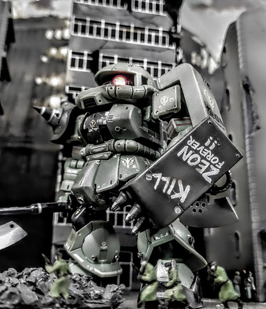 先にキャルフォルニアベースより脱出していた別動隊と合流したニューヤーク市街地で撮影された一枚。シカゴを目指す途中で追撃部隊を抑えるために出撃したがその後連絡が途絶える。