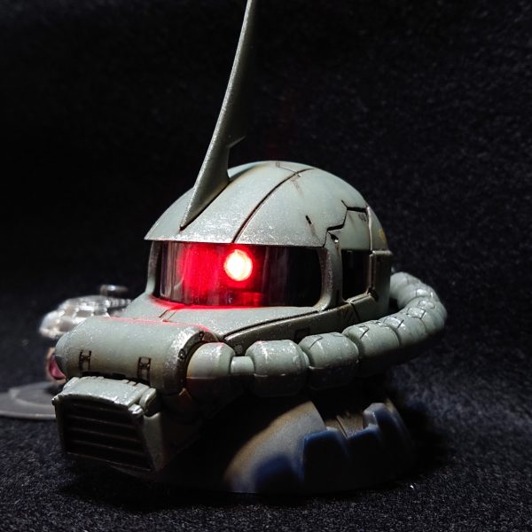 エクシードモデルザクヘッド　ザクⅡ指揮官機