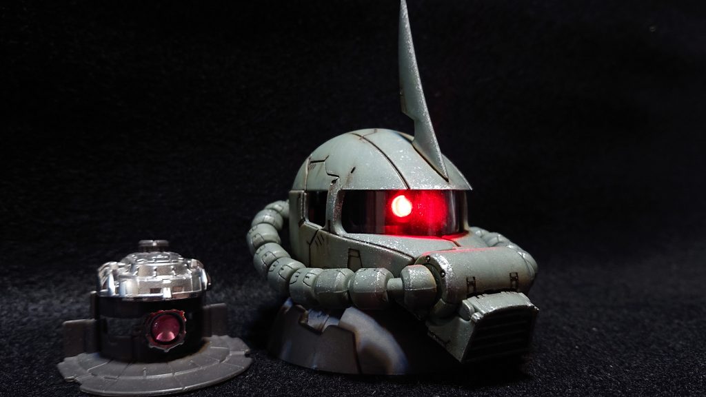 エクシードモデルザクヘッド　ザクⅡ指揮官機–3枚目/制作者：Chohnan