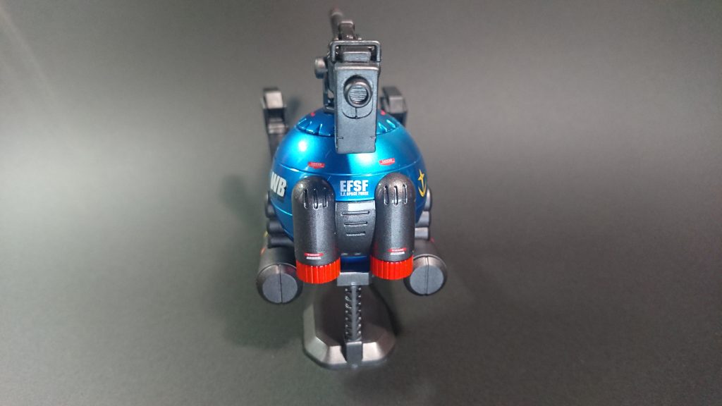 低反動砲だけ合わせ目消し。後ろの一段下がったところ消えてませんね😅