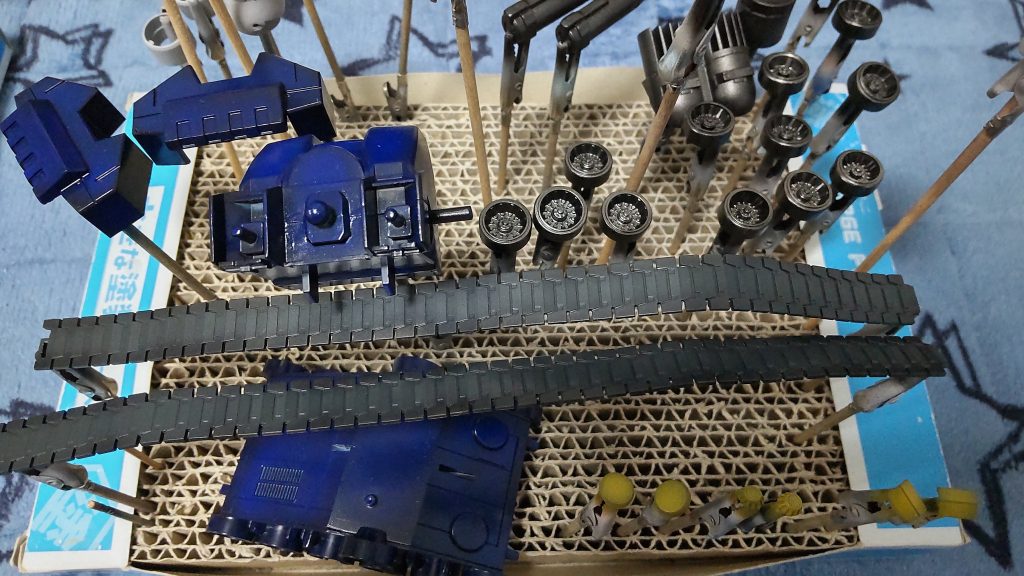 塗装段階の状態です。