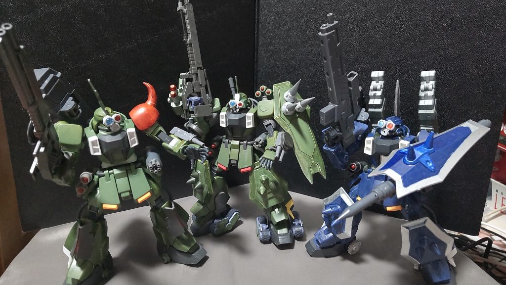 これまでのスコープザクシリーズたち各々個性を持っているので、見ていて飽きません。