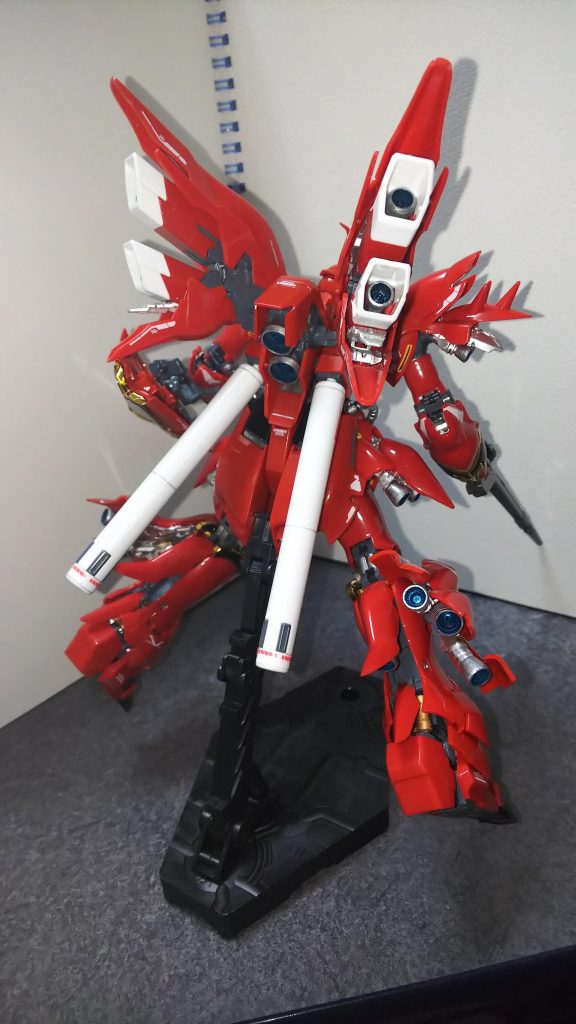 バーニアにリメイクしたメッキシルバーを使いました