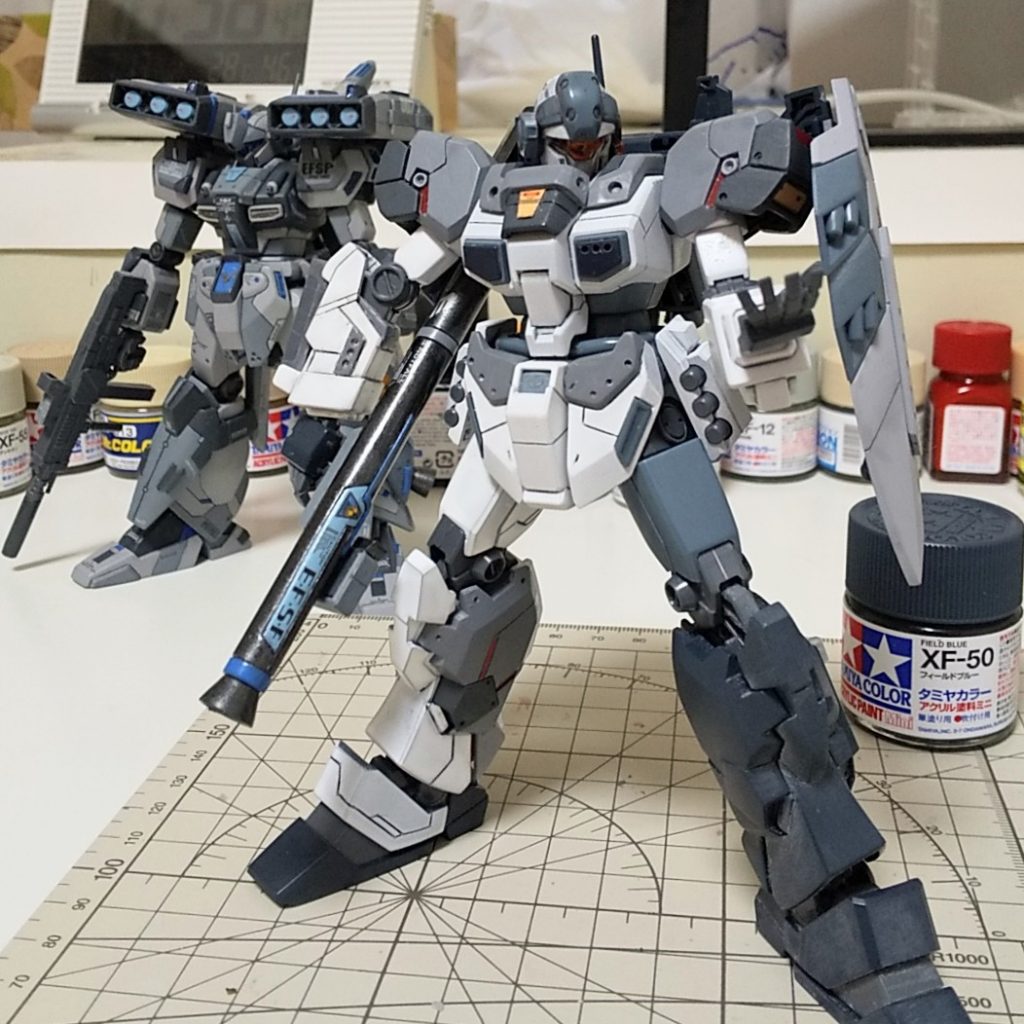 当初は白ジェスタを目指していましたが、違う仕上がりに・・・あれこれ試して楽しめるのが筆塗りの楽しさですね