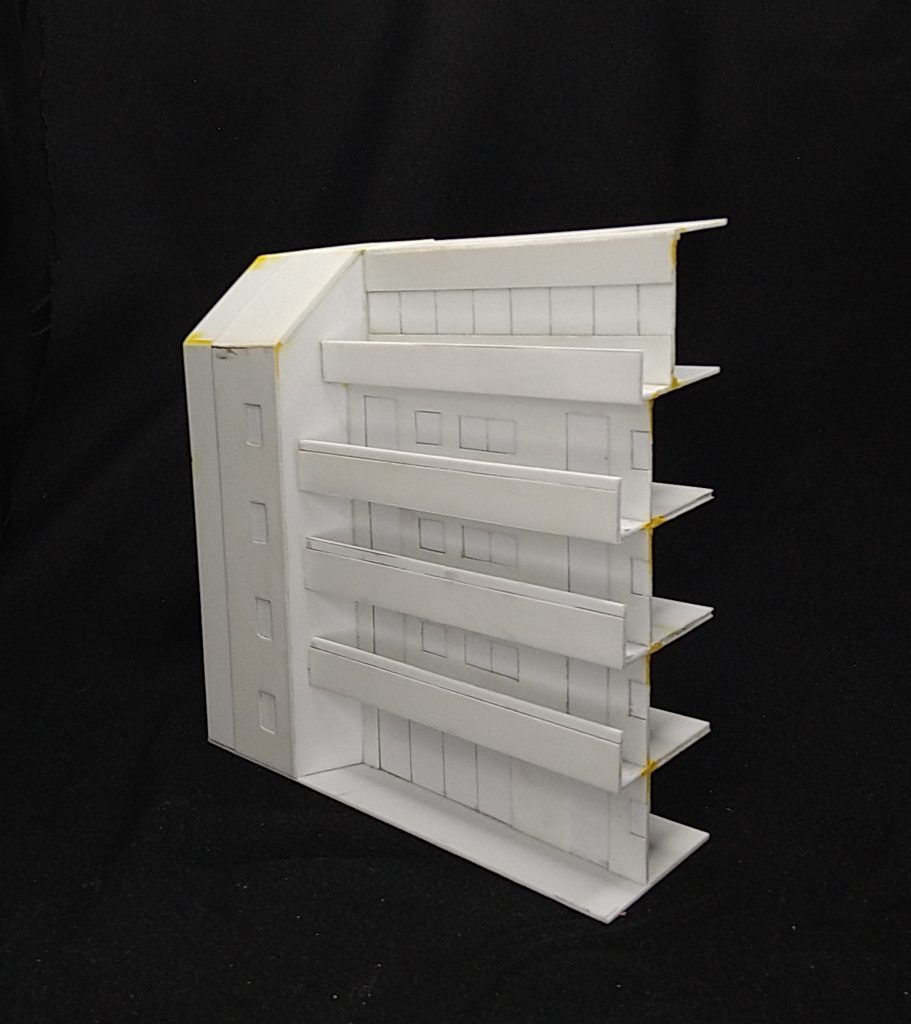 地面のパース表現は簡単だったのですが立体物となると設計だけでかなり時間がかかりました