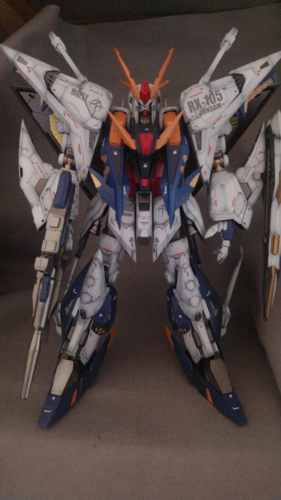 塗装は黒立ち上げのグラデーション塗装です