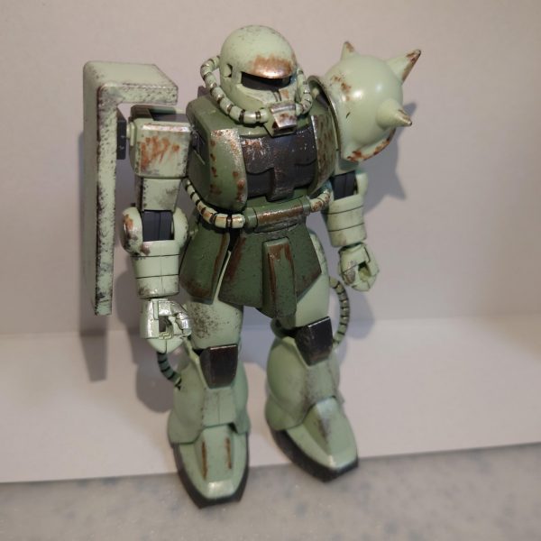 ザクⅡパーツ無くしたからチッピング