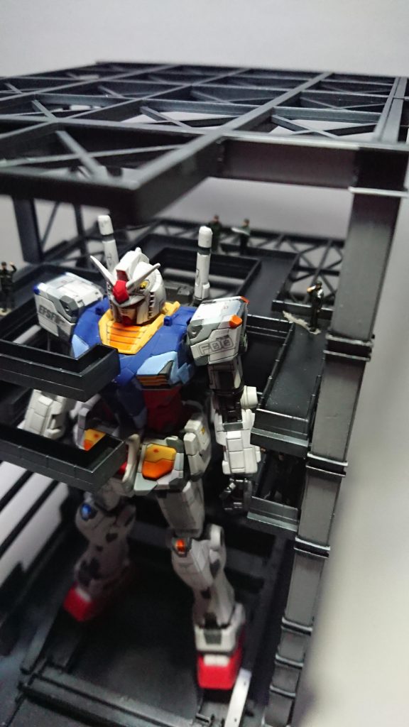 ファレホで筆塗り部分塗装です