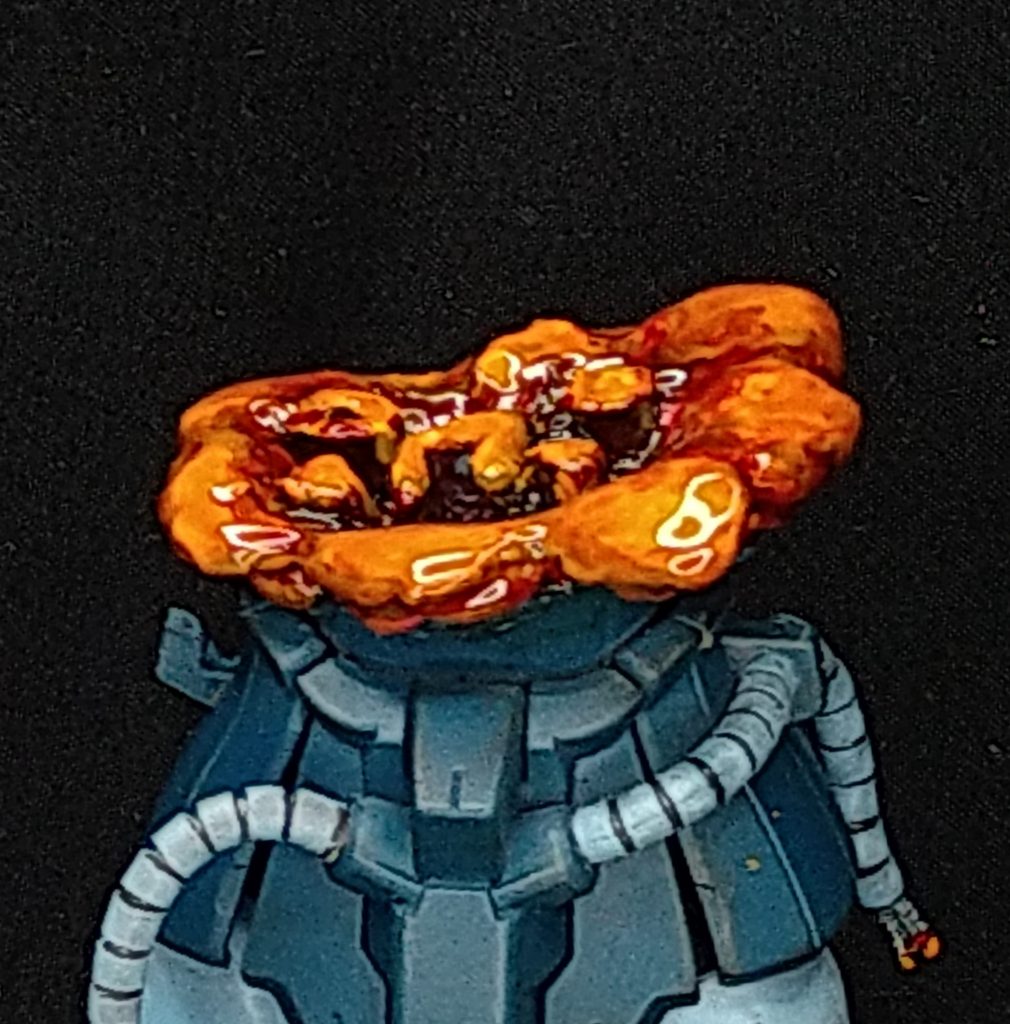 そんなに写真に写っていませんがビームサーベルで斬られた際のドロドロ表現