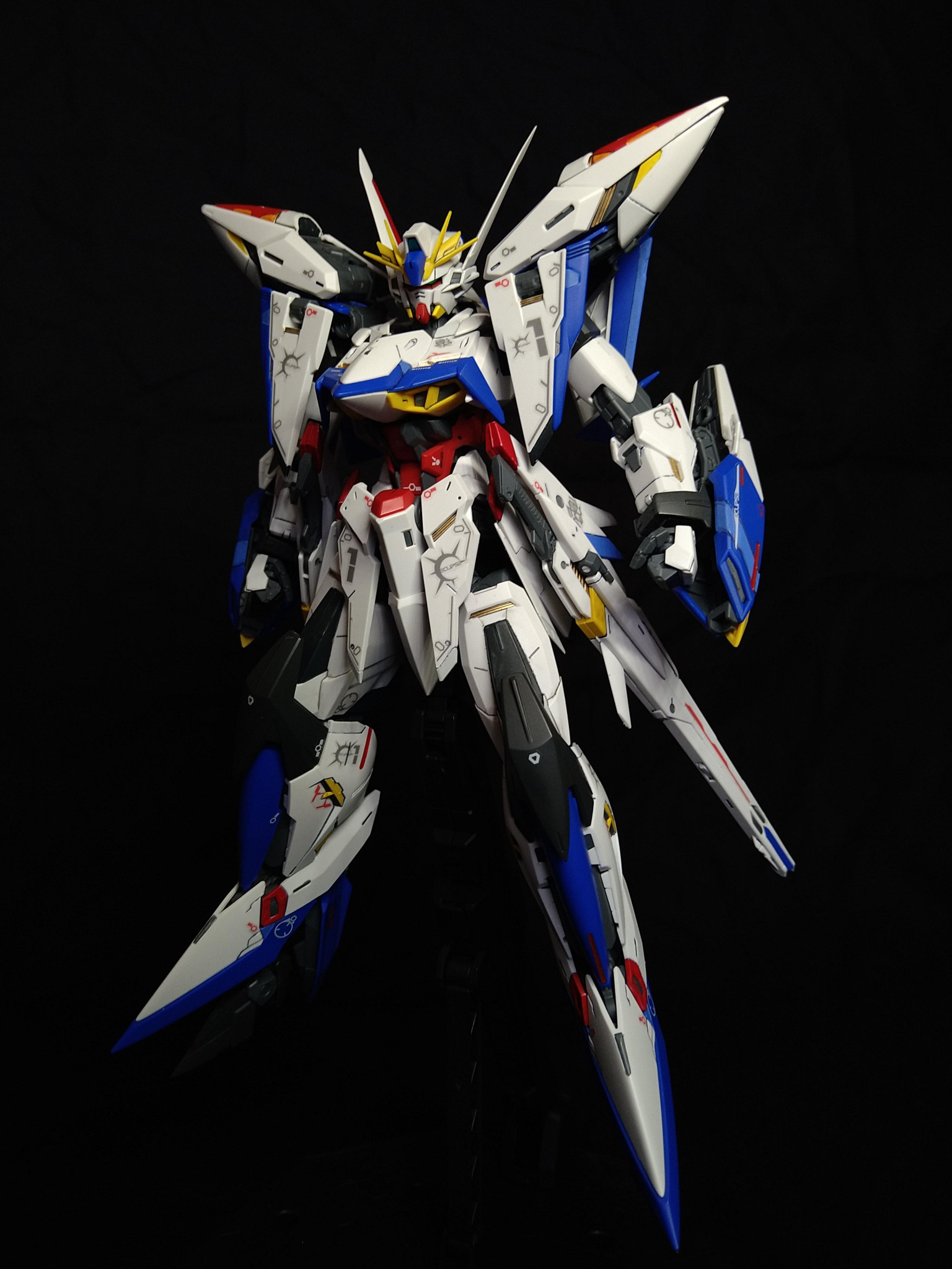 1/100 MG MVF-X08 ECLIPSE GUNDAM エクリプスガンダム アカツキ 塗装