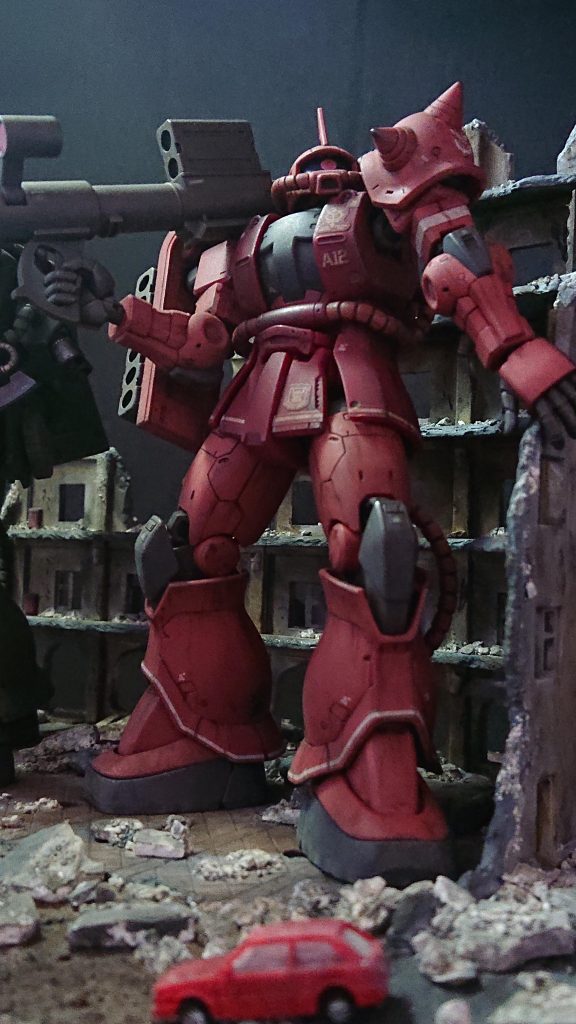 オリジン版1/144シャア専用ザク