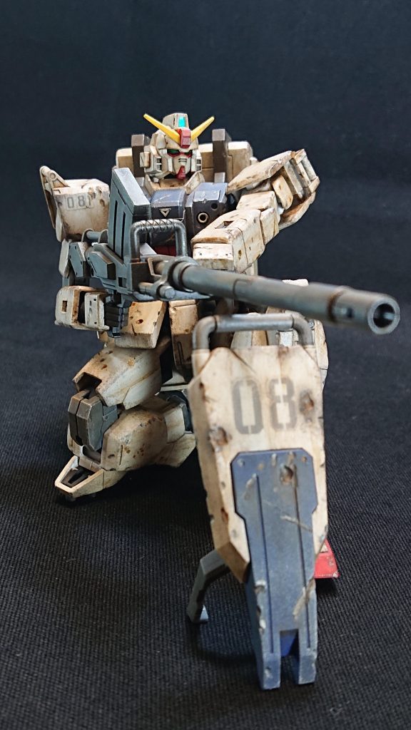 180mmキャノン射撃態勢