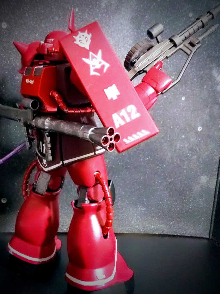 HGUC No.32 MS-06S シャア専用ザク–3枚目/制作者：Zephyranthes