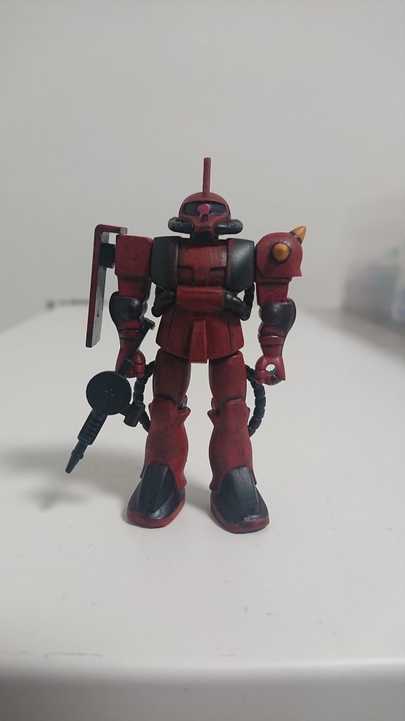 マーキングを書き込む前… うーん、あまり上手く描けなかったとは言え、なんか足りないんだよなぁ