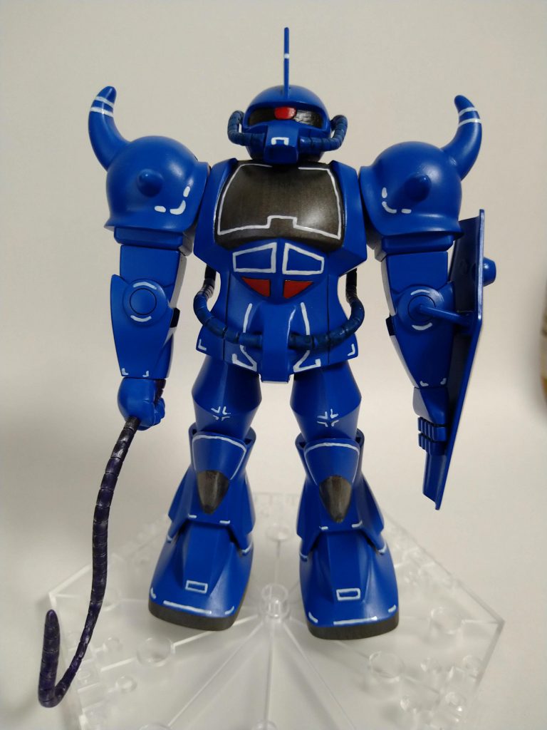 股間にドダイYS付属の改造パーツ使ってます。存在は知っていても、使ったこと無い方多数だと思いまが、たまたま製作中のドダイが有ったので使ってみました。