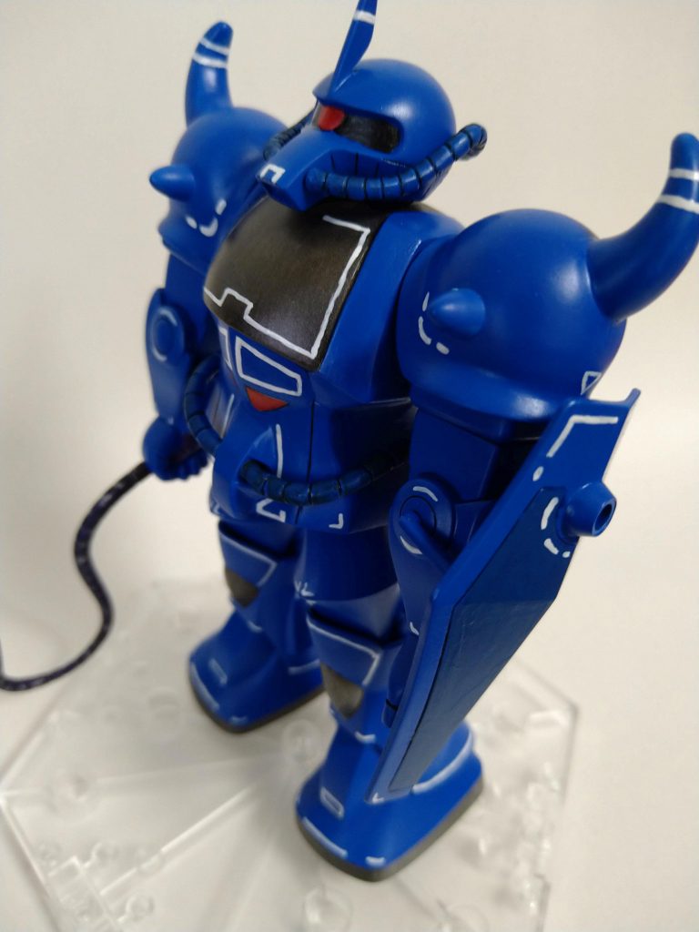 でも、本当にこの青はグフのイメージにピッタリだと思います。オススメ！