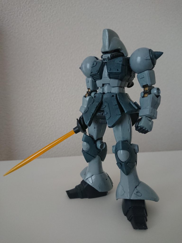 塗装途中。ウェザリング前はこんな色でした。