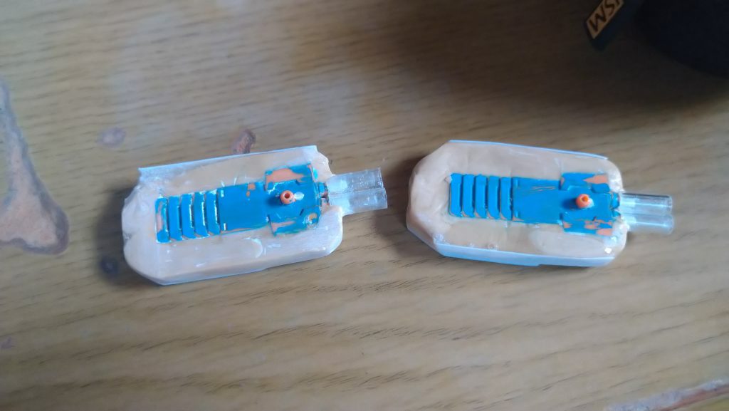 シールド悩んだ末のパテです…しかし足りなくててんやわんやしました…こちらもいつかしっかりとしたシールドを作りたいですね