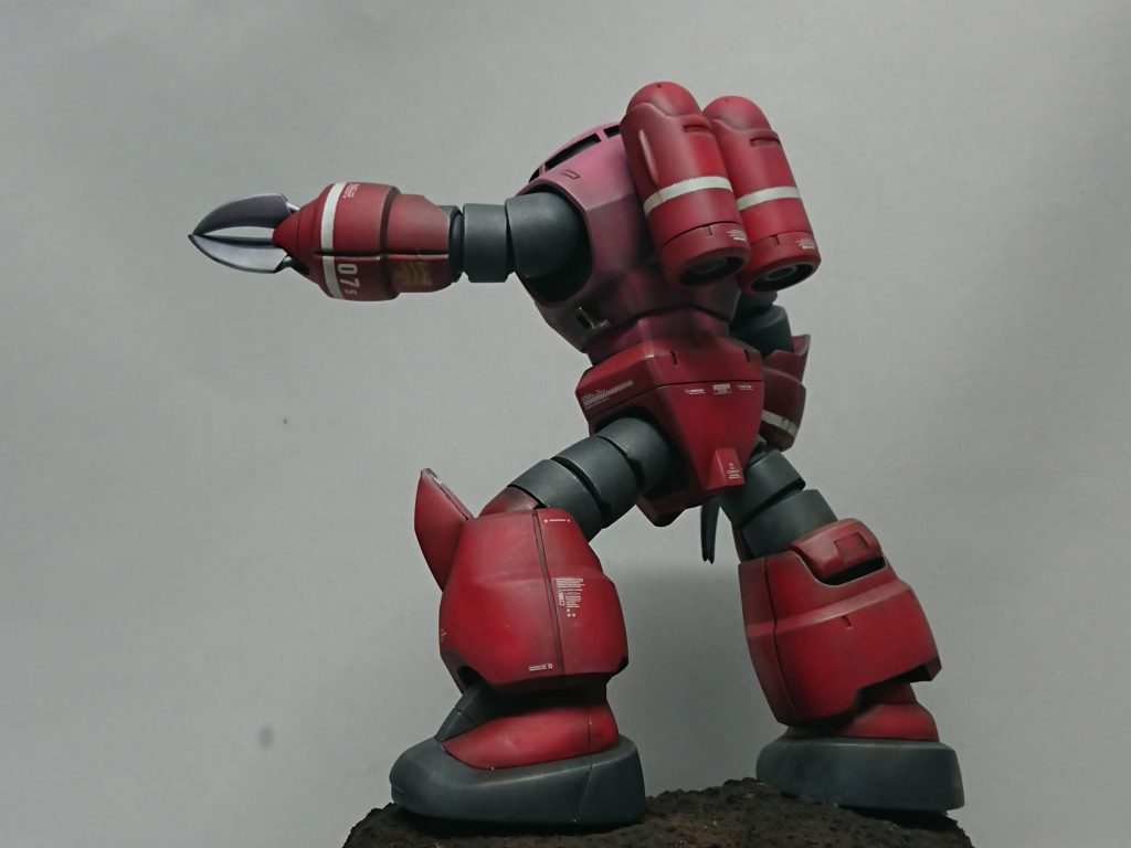 ドライブラシは、スケール感くずさないように、頑張って、細かくほどこしています。