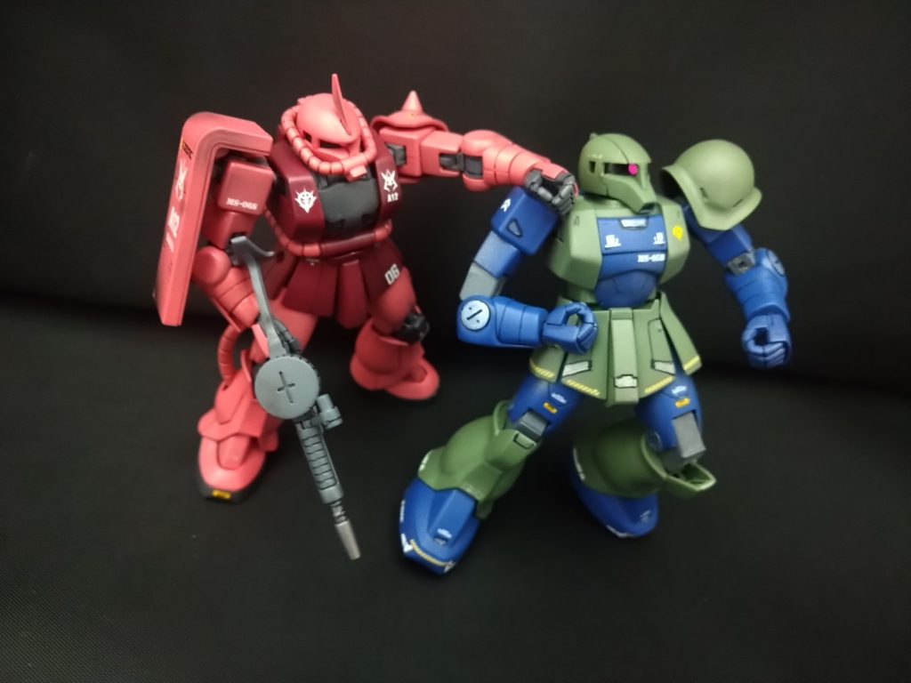 シャア「やめろ、ガデム。貴様のザクでは無理だ」ガデム「れ、連邦軍はあれほどのモビルスーツを、か、開発したのか。」