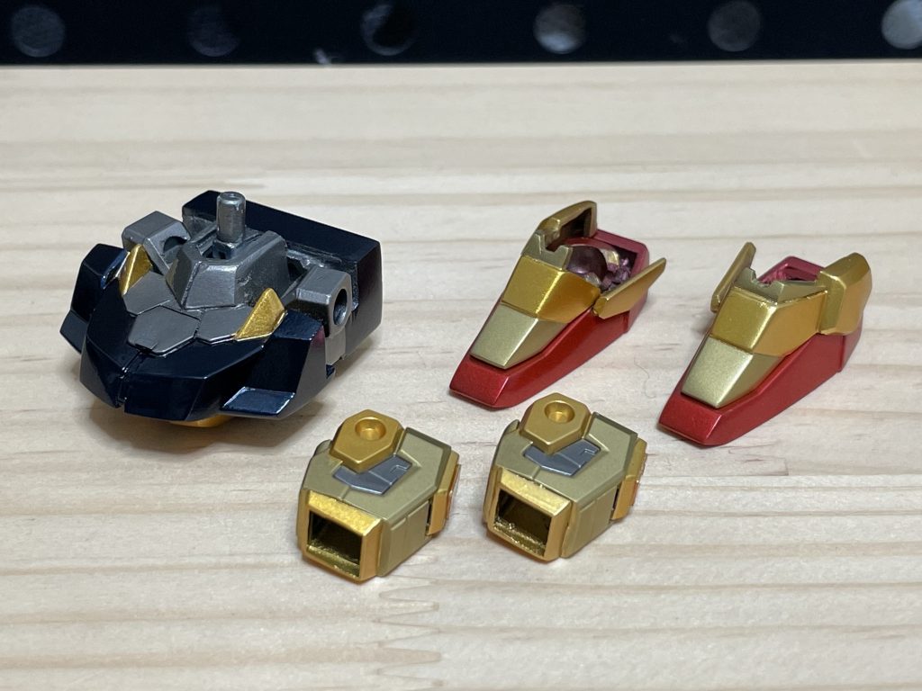 スリッパはGジェ百式にボールデンの受け側を仕込みました。