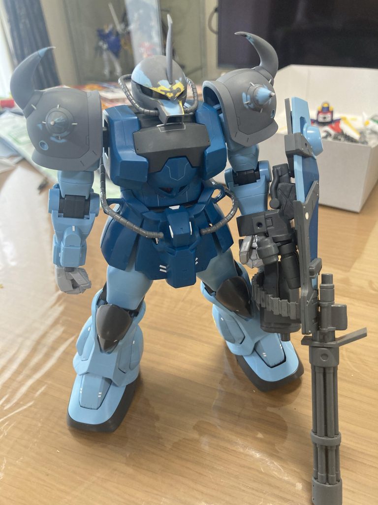 地味に頭の悪顔加工と口の合わせ目消しが大変でした…！