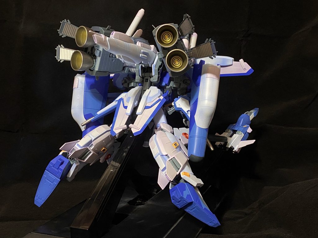 バックショット。このEx-SはチームメンバーのMk-Vと並べて展示する目的で製作しました。