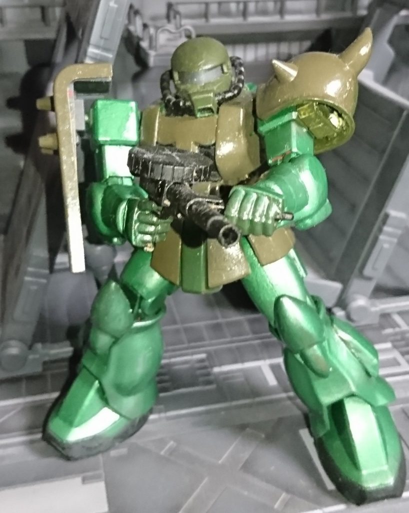 MS-06Fg ザク陸戦用強化試作機–2枚目/制作者：アレス