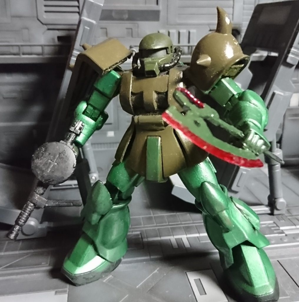 MS-06Fg ザク陸戦用強化試作機–4枚目/制作者：アレス