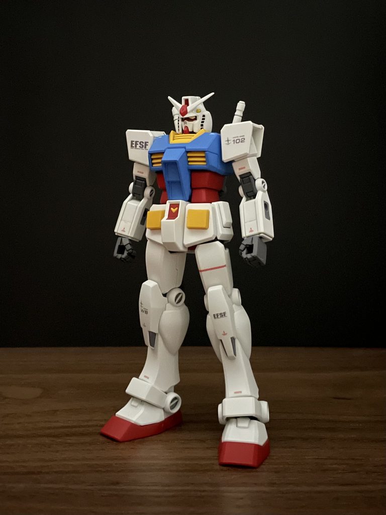 RX-78-2スネの合わせ目消しだけなので楽ちん。