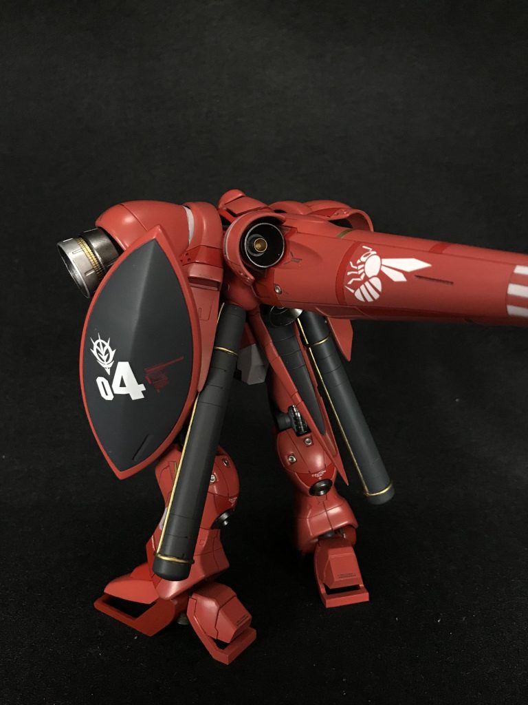 プロペラントタンクを含めたバックショット