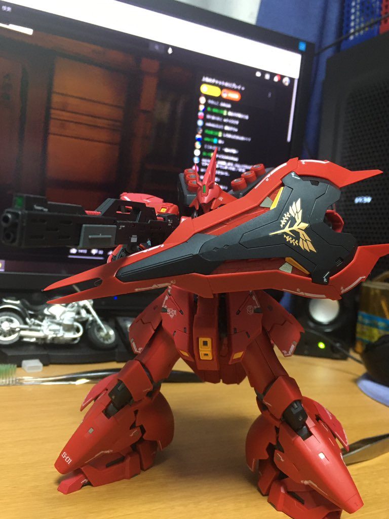 ビームライフル構え