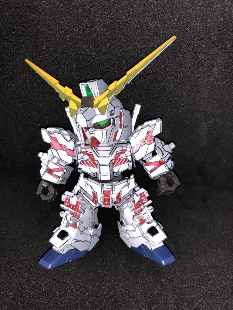 SDCSユニコーンガンダム　イラスト風–2枚目/制作者：@overflag390