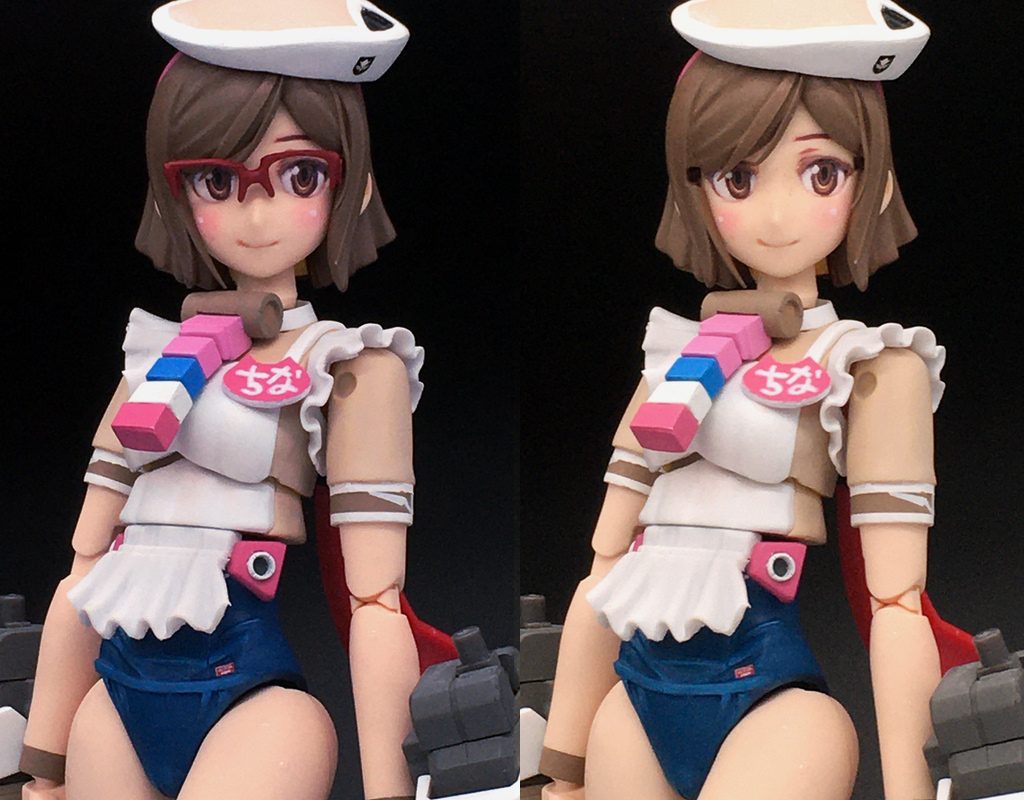 水着から滴る水なんかを木工用ボンドで表現してみましたが、全然写真に写り込んでない…無念。あ