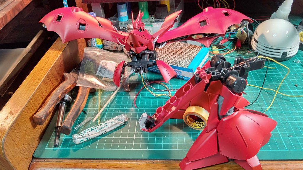 HGUC ナイチンゲール 電飾仕様–4枚目/制作者：Haru