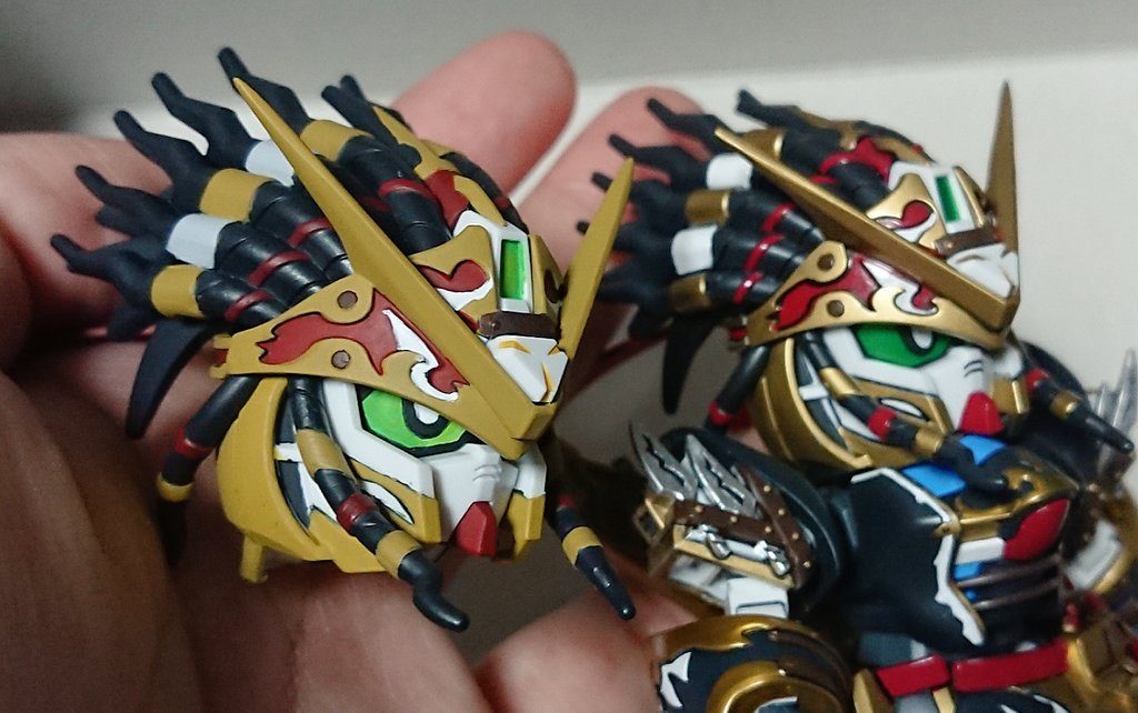 今回は2体目なので最初よりかはヒィヒィ言わずにサクサク塗れました!まだ作るぞ〜!