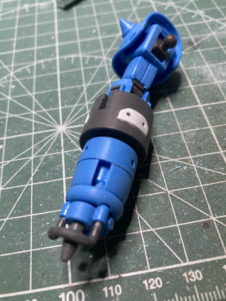 今回の目玉の右腕改修、選択パーツを強引にミックスしました