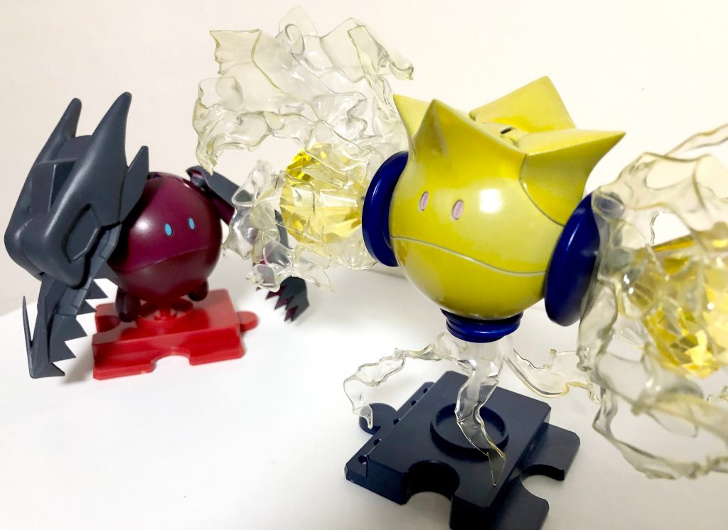 対になるレジドラゴと一緒にパシャリ！ ここまでご覧いただきありがとうございます。先に作り出したレジドラゴの対になるポケモンなので是非とも横に並べたいと思い作ったのですがやっぱり並べたら嬉しさ倍増ですね♪結構勢いで作った電気エフェクトもバッチリ決まっております！