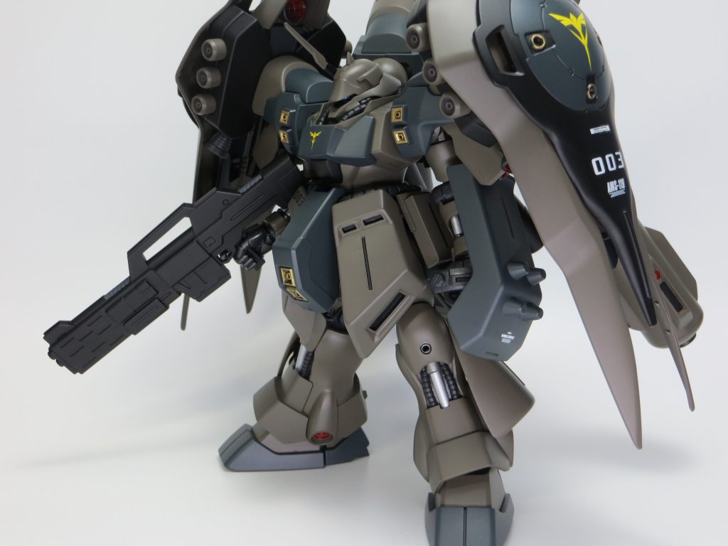 今回のベストショット。重厚な感じに撮れてて個人的に好み。ビームショットライフルもぱっと見、わからない程度に改造してあったり。