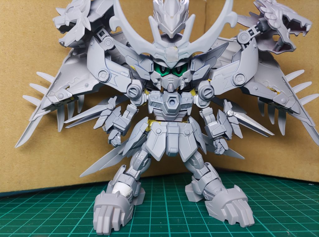 サフ吹き状態で仮組み