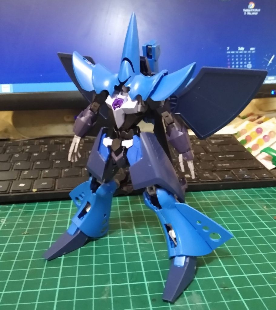 試しに仮組したところ。大きさ的にちょうどよくてほっと一安心。