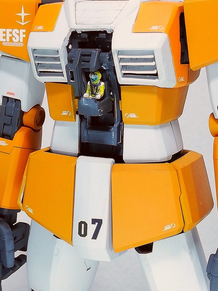 コクピット内部。