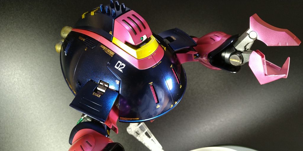 MA形態　変形させるのは結構大変ですが曲面が映える形態ですので頑張りました　アンテナは外したほうが早いです