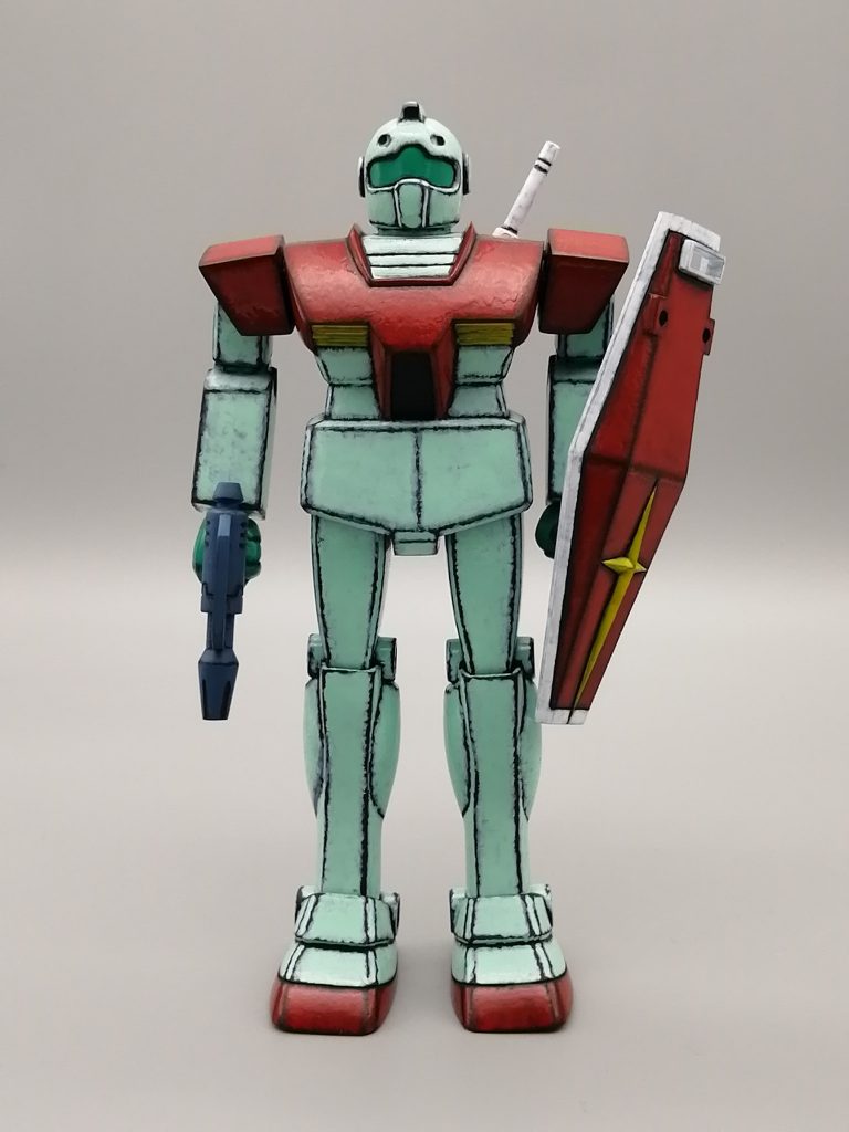 ２０２０年の夏ぐらいですが旧キットが再販されたようで、お店にはたくさんのキットが並んであったのですが、どれを買おうかな～なんて悩んでいたら、あっという間に売り切れて辛うじてこのジムのみ買えたのでした(´;ω;｀)