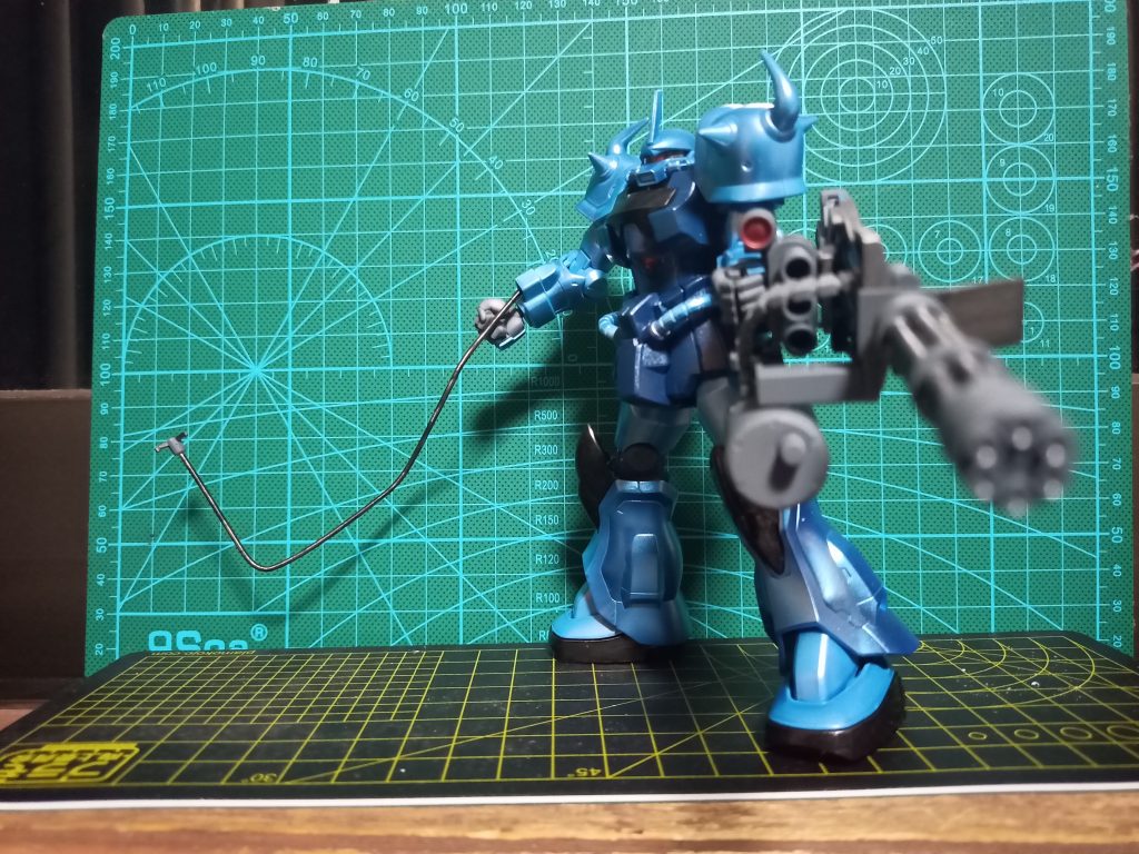 グフカスタム　メタルフィニッシュ–2枚目/制作者：aml